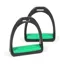 Shires Compositi Childs Premium Profile Stirrups - Green